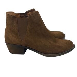 KENSIE Garry Leather Brown Bootie Women’s Size 6.5
